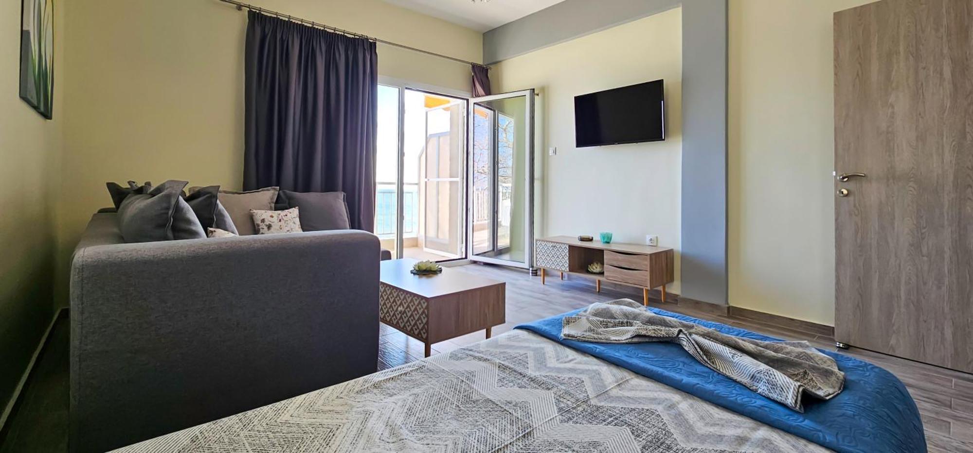 Hara Apartment In Front Of The Beach Paralía Exterior foto